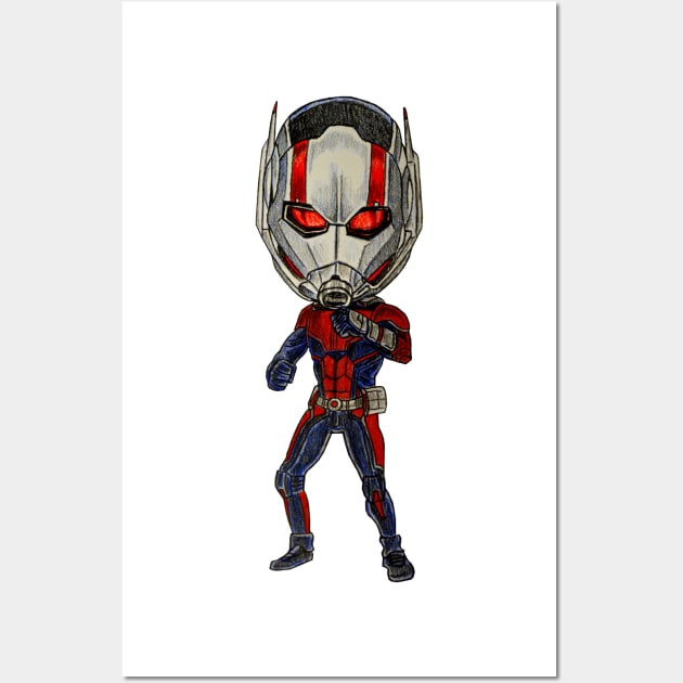 Chibi Antman Wall Art by tabslabred